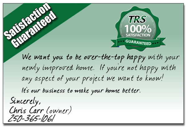 TRS Gutters Warranty