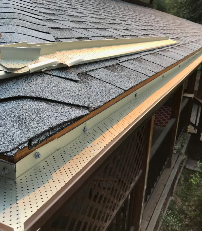 Gutter Screen Installations