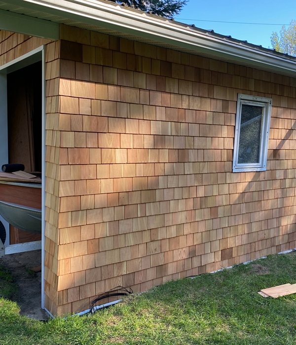 Soffit and gutter install in Trail
